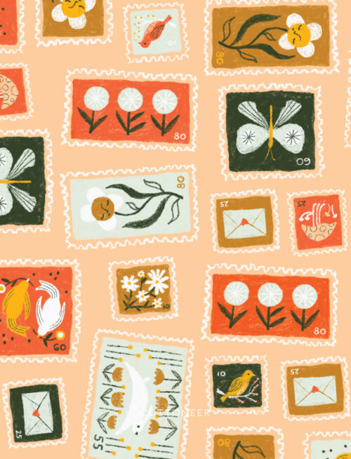 stamp-collection-snail-mail-meenal-patel-by-cloud9-fabrics