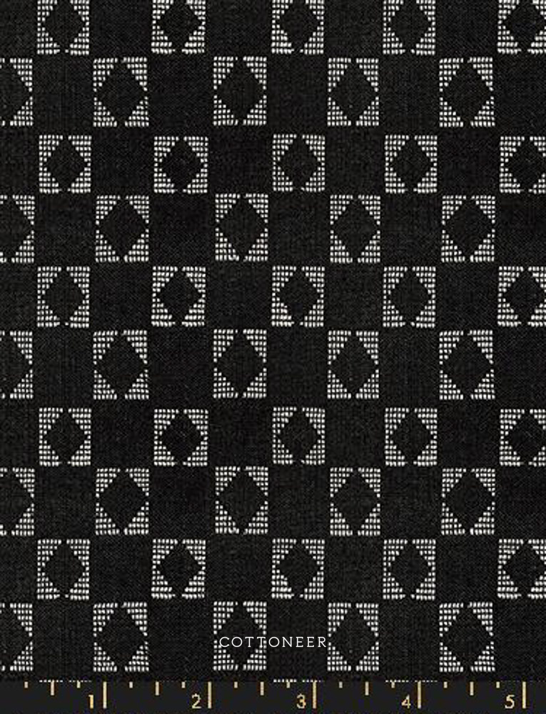 Warp & Weft Lucky: Star Wovens in Soft Black Warp & Weft Lucky: Star Wovens in Soft Black