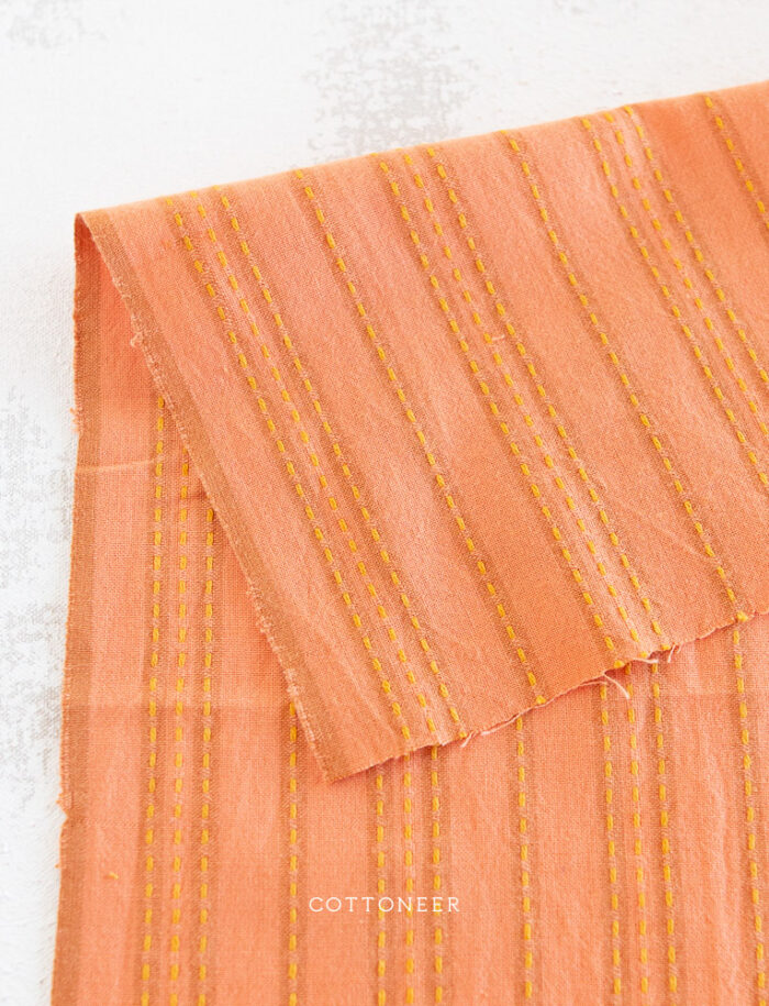PREORDER Stitch Stripe in Ginger | Lucky Loom by Fableism Supply Co - Image 3