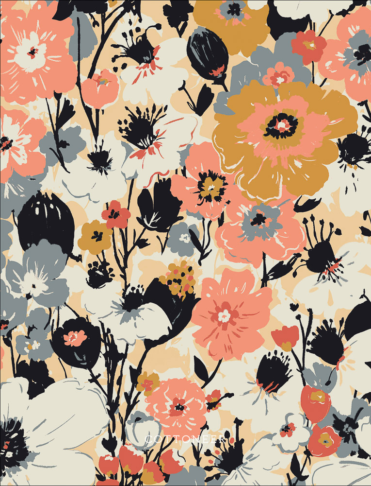 Superbloom - Canyon Blooms - Alison Janssen - Cloud 9 Fabrics - Double Gauze