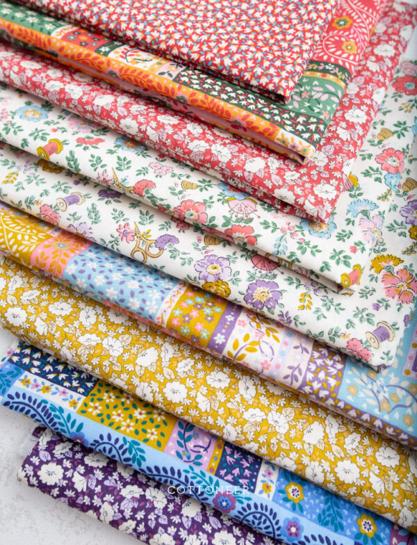 Patchwork Scarves in C | Tudor Celebration by Liberty Fabrics ...