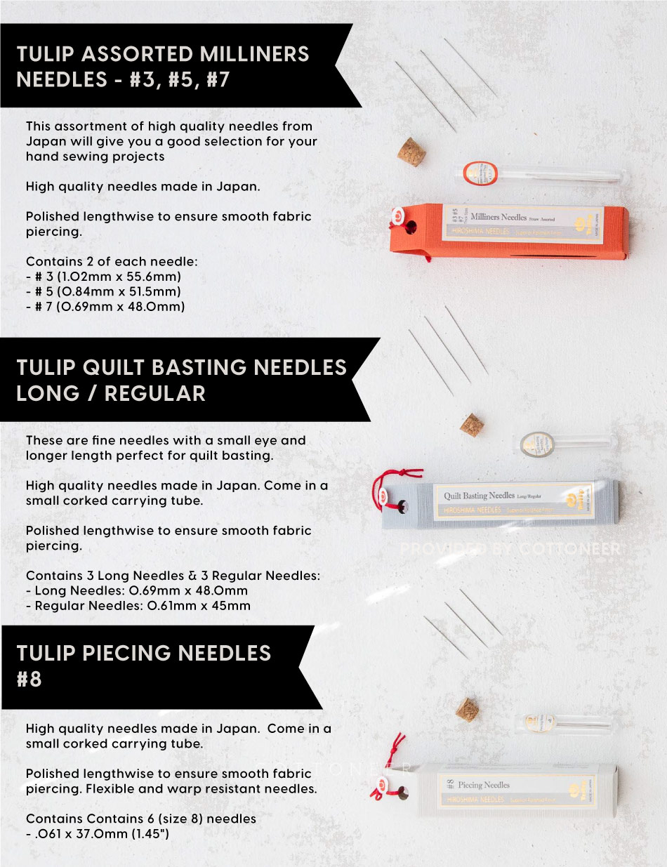 Tulip Piecing Needles | #8