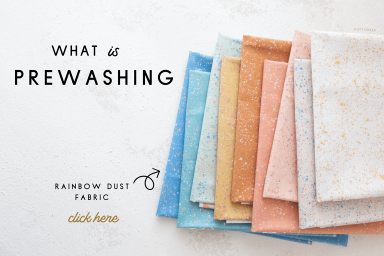 To Prewash or Not to Prewash Cottoneer Fabrics