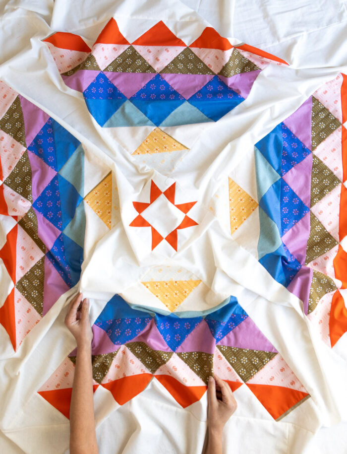 Whistle Stop Quilt Kit in Vibrant for Tessellate Textiles